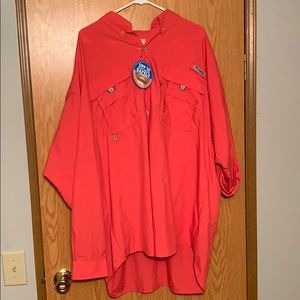 NWT LS PFG Columbia shirt